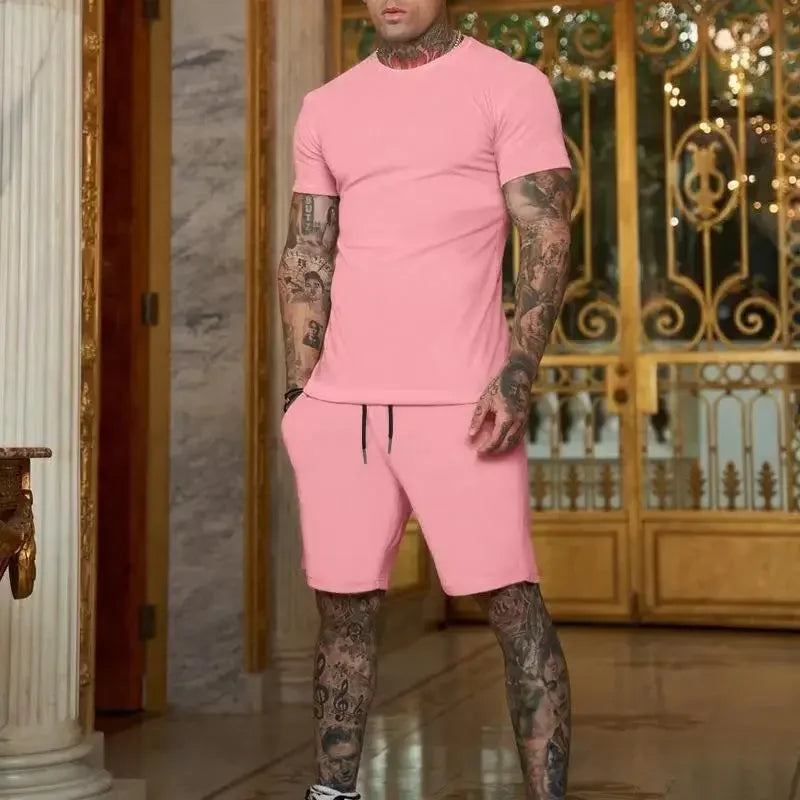 Conjunto masculino de verão 2025 – Camisa de manga curta e calções desportivos
Desenhado para homens ativos, este conjunto combina estilo e conforto com tecidos respiráveis e de secagem rápida. Ideal para os dias quent