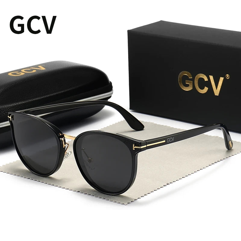 Óculos de Sol Femininos GCV 2025 – Estilo Gatinho, Luxo & Leveza
Descubra os óculos de sol polarizados GCV 2025, com design em estilo gatinho que combina elegância, moda e proteção. Criados para mulheres que valorizam