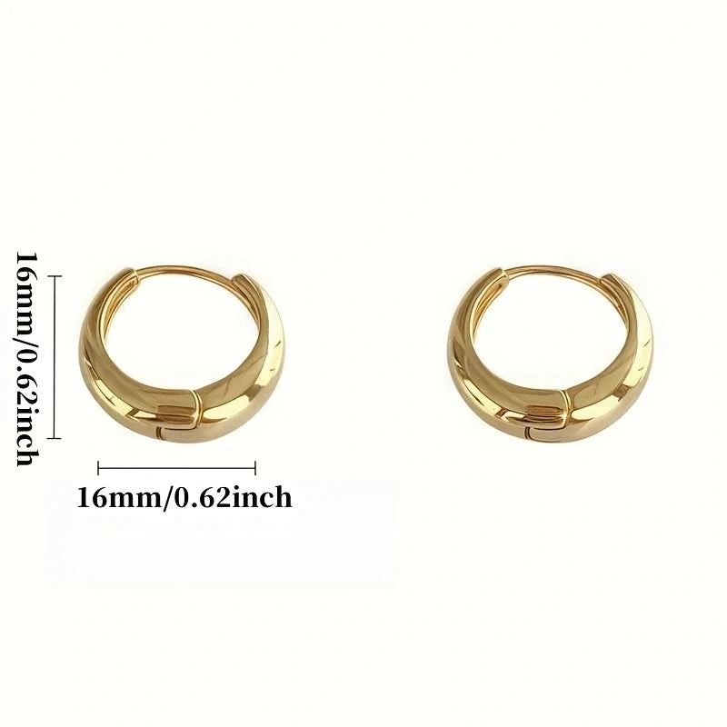 Par de Brincos de Argola Francesa em Aço Inoxidável – Elegância e Conforto no Seu Estilo
Descubra a combinação perfeita entre charme clássico e modernidade com este par de brincos de argola estilo francês, fabricados