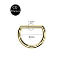 Piercing em Titânio G23 – Argola com Fecho Segmentado e Zircónia CZ (16G)
Versátil e elegante, este piercing é ideal para nariz, cartilagem da orelha, trágus, hélice e daith. Fabricado em titânio cirúrgico G23 — r