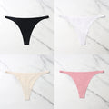 Pack com 4 Calcinhas Sexy em Seda Gelada – Estilo Tanga sem Costuras
Sinta o conforto e a sensualidade todos os dias com este conjunto de 4 calcinhas ultra suaves. Feitas em seda gelada de alta qualidade, estas tangas ofer
