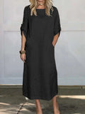 Vestido Casual Feminino 2024 – Algodão & Linho | Leve, Solto e Estiloso
Descubra o equilíbrio perfeito entre conforto e elegância com este vestido feminino casual de verão 2024. Feito em algodão e linho respirável, te