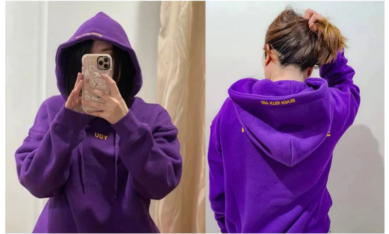 Moletom Roxo Jimin – "Você Nunca Caminha Sozinho" | Edição 2024
Leva para casa um pedaço do universo BTS com este moletom original inspirado no Jimin!
Com design exclusivo e a icónica frase “You Never Walk Alone”,
