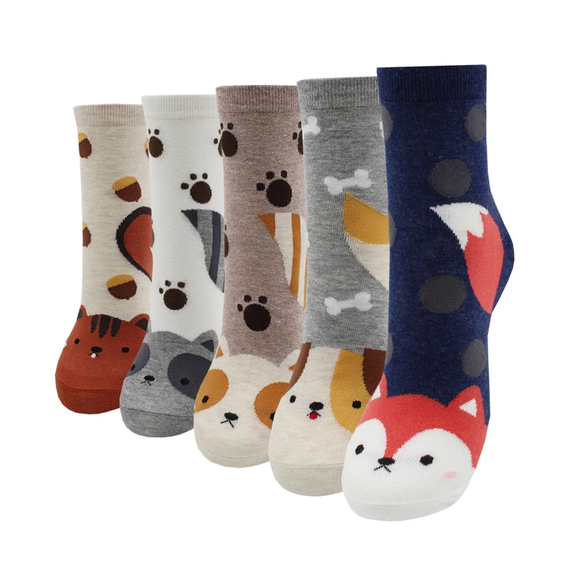 Pack 5 Pares de Meias de Algodão Coloridas Kawaii – Estilo Fofo e Confortável para Mulheres

Descubra o toque perfeito de conforto e estilo com este conjunto de 5 pares de meias de algodão coloridas, com designs kawaii s
