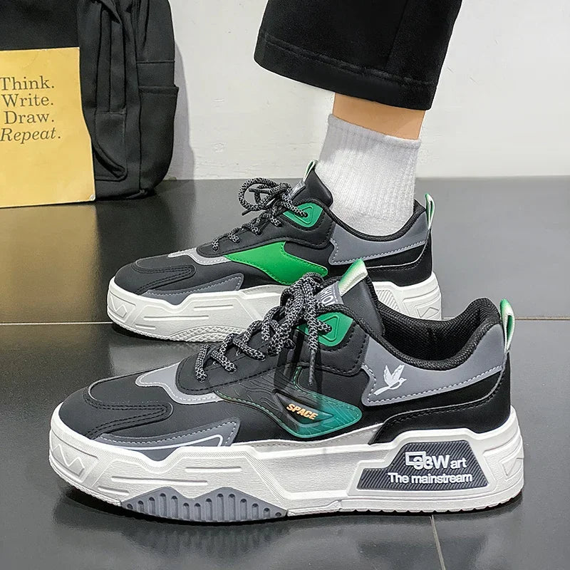Tênis Casuais Esportivos em Couro – Estilo Baixo para Outono 2025 | Tendência de Moda para Corrida e Skate Masculino | Perfeito para Atividades ao Ar Livre

Descubra o equilíbrio ideal entre conforto, estilo e performanc