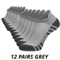 Meias de Ginástica Masculinas para Exterior 6/12 Pares — Alta Qualidade, Confortáveis e Macias, com Sola Antiderrapante, Tamanho Grande, Novo Estilo