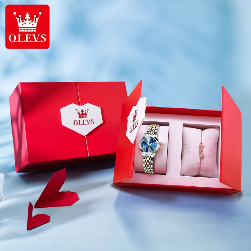 Relógio Feminino OLEVS — Elegância e Brilho em Cada Detalhe
Descubra o charme dos Relógios OLEVS para Mulheres, onde o luxo encontra a sofisticação. Com design em espelho losango, este relógio original de quartzo comb
