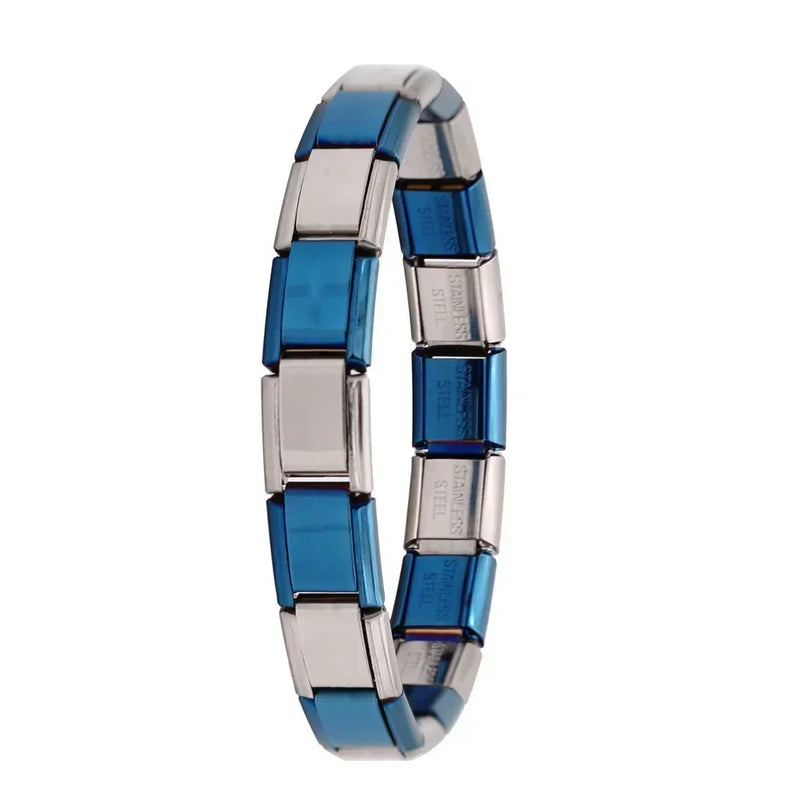 Pulseira Italiana Elástica com Charme – Hapiship
Estilo clássico com um toque moderno

Descubra a elegância atemporal da pulseira de charme italiana Hapiship, com design elástico e acabamento refinado em aço inoxidáve