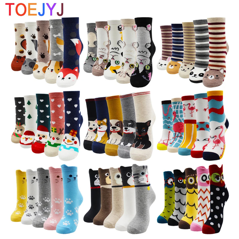 Pack 5 Pares de Meias de Algodão Coloridas Kawaii – Estilo Fofo e Confortável para Mulheres

Descubra o toque perfeito de conforto e estilo com este conjunto de 5 pares de meias de algodão coloridas, com designs kawaii s