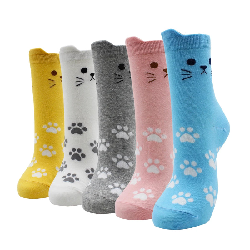 Pack 5 Pares de Meias de Algodão Coloridas Kawaii – Estilo Fofo e Confortável para Mulheres

Descubra o toque perfeito de conforto e estilo com este conjunto de 5 pares de meias de algodão coloridas, com designs kawaii s
