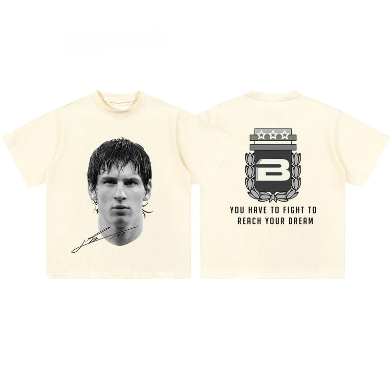 Camiseta Masculina e Feminina com Impressão Retrato das Superestrelas Cristiano Ronaldo, Neymar e Lionel Messi – Tecido Respirável e de Secagem Rápida

Mostre sua paixão pelo futebol com esta camiseta exclusiva que traz