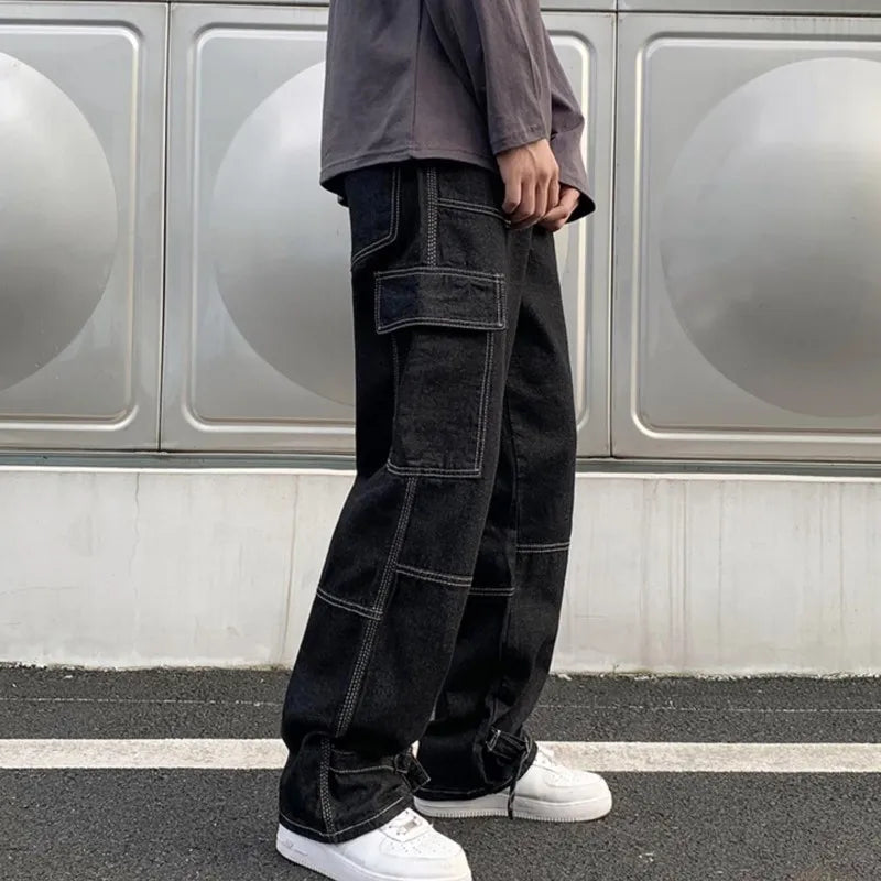 Calças Cargo Masculinas em Denim – Estilo Wide Leg, Casual e Retrô

Descubra o conforto e a autenticidade das nossas calças cargo masculinas em jeans, com corte wide leg inspirado na cultura Hip Hop e streetwear. Perfeit