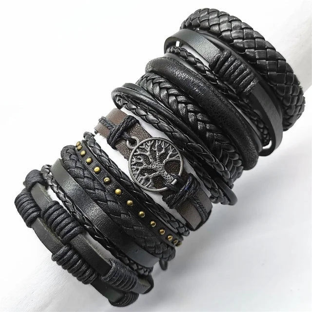 Conjunto de 10 Pulseiras Masculinas em Couro – Estilo Artesanal e Atemporal
Descubra o equilíbrio perfeito entre estilo e autenticidade com este conjunto de 10 pulseiras masculinas em couro entrançado.
Feitas à mão com