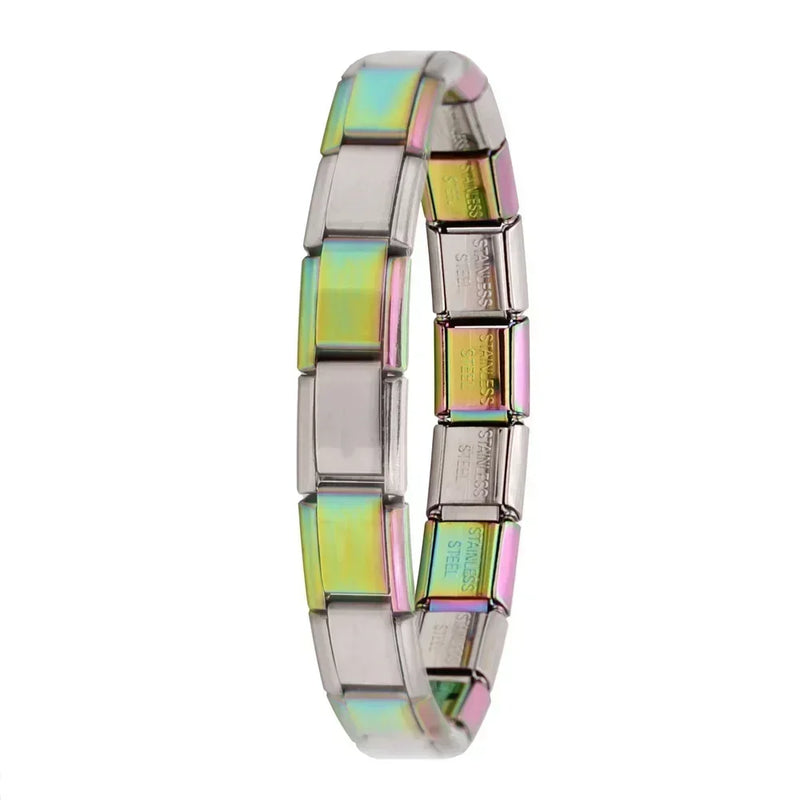 Pulseira Italiana Elástica com Charme – Hapiship
Estilo clássico com um toque moderno

Descubra a elegância atemporal da pulseira de charme italiana Hapiship, com design elástico e acabamento refinado em aço inoxidáve