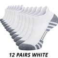 Meias de Ginástica Masculinas para Exterior 6/12 Pares — Alta Qualidade, Confortáveis e Macias, com Sola Antiderrapante, Tamanho Grande, Novo Estilo