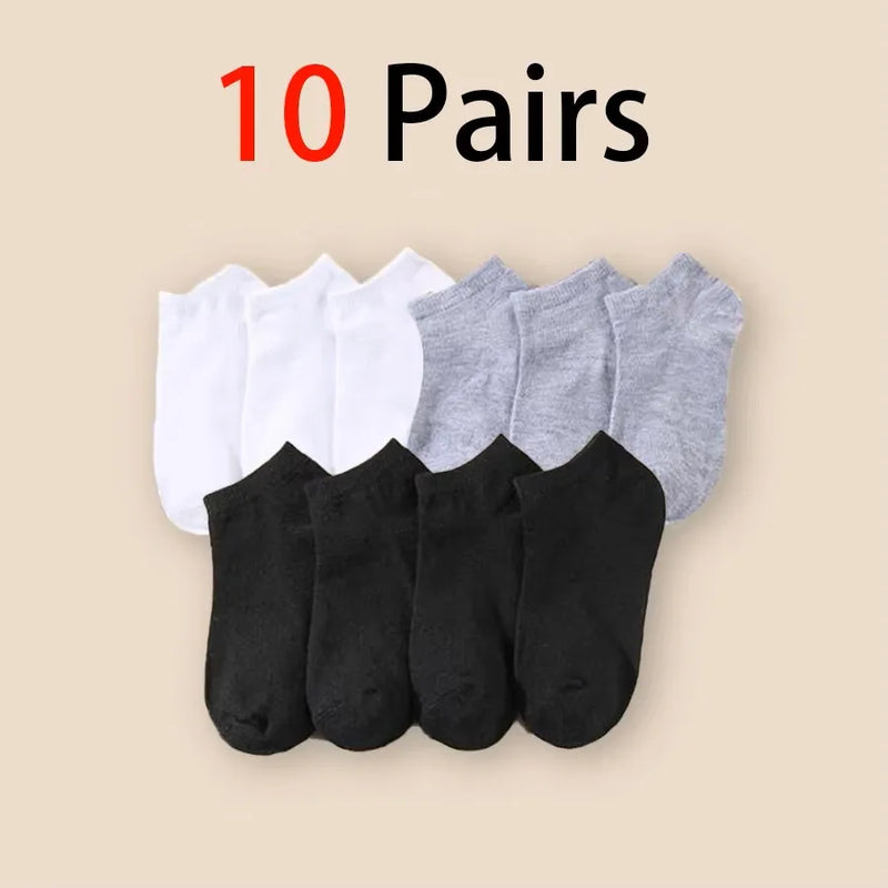 Kit com 10/20/30/40/50 Pares de Meias Masculinas de Cano Baixo – Ultra Respiráveis, Antitranspirantes e Ideais para o Verão
Descubra o conforto absoluto com estas meias de cano baixo, perfeitas para o dia a dia, treino ou