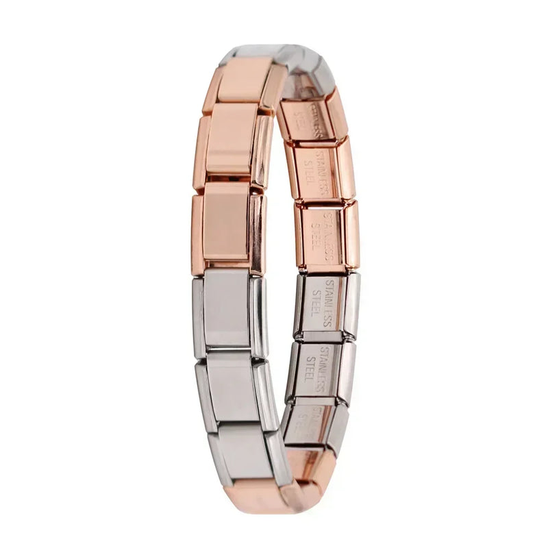 Pulseira Italiana Elástica com Charme – Hapiship
Estilo clássico com um toque moderno

Descubra a elegância atemporal da pulseira de charme italiana Hapiship, com design elástico e acabamento refinado em aço inoxidáve