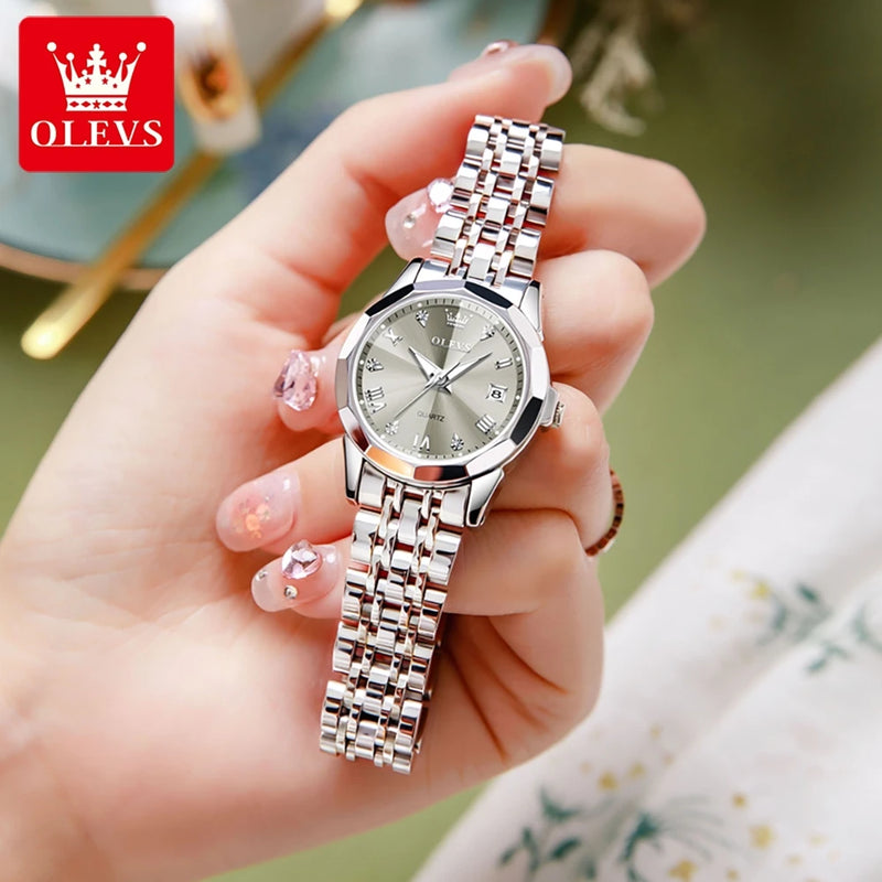 Relógio Feminino OLEVS — Elegância e Brilho em Cada Detalhe
Descubra o charme dos Relógios OLEVS para Mulheres, onde o luxo encontra a sofisticação. Com design em espelho losango, este relógio original de quartzo comb