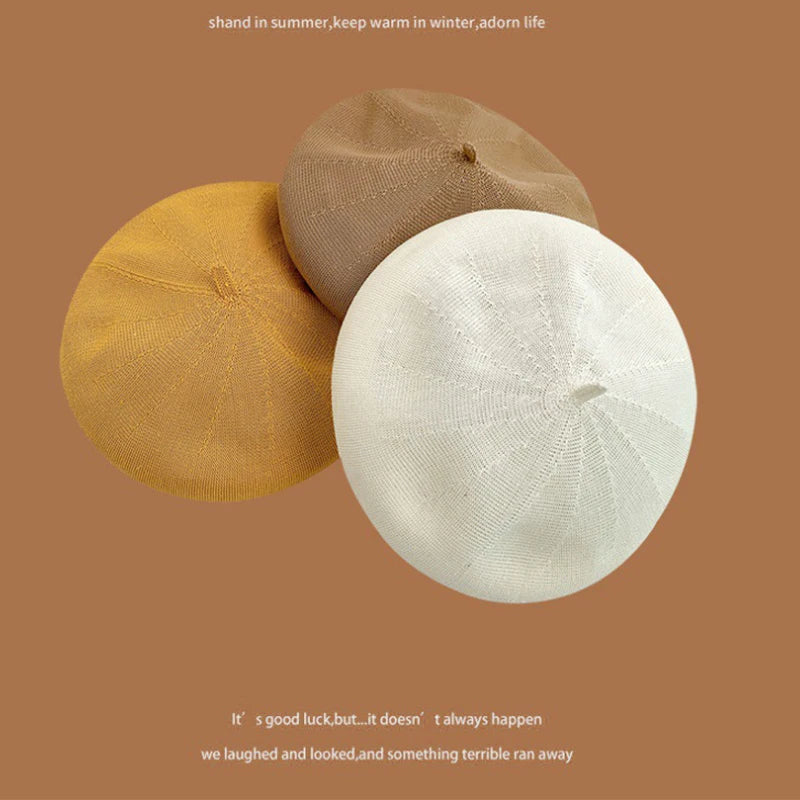 Chapéu Boina de Verão para Mulher – Algodão Respirável e Leve, Estilo Retrô Francês Casual

Descubra o charme intemporal com este chapéu boina feminino, confeccionado em algodão leve e respirável, perfeito para os
