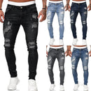 Calças Jeans Skinny Masculinas Streetwear – Lavagem Vintage e Estilo Urbano
Atualiza o teu visual com estas jeans skinny rasgadas, perfeitas para um look street fashion moderno e ousado. Com acabamento em denim sólido, l