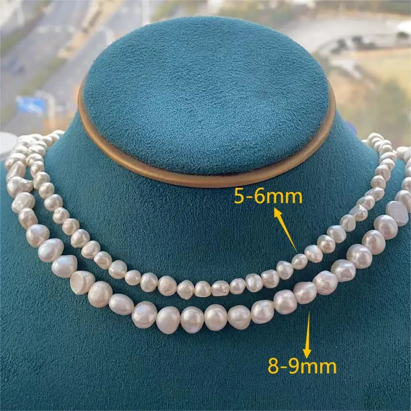 Colar Choker com Pérolas de Água Doce Barrocas Naturais – Elegância Autêntica
Descubra a beleza única do nosso colar tipo choker com pérolas de água doce barrocas reais. Com um design delicado e sofisticado, este col