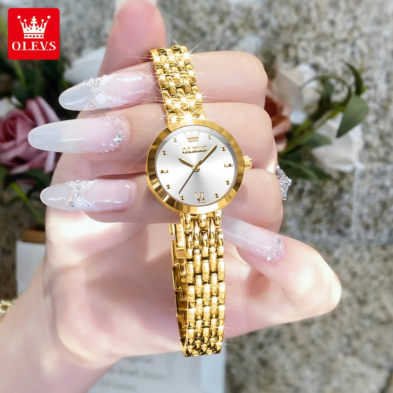 Relógio Feminino de Luxo OLEVS – Elegância e Sofisticação em Cada Detalhe
Descubra o charme intemporal dos relógios de luxo OLEVS. Com um design dourado elegante, este relógio feminino combina moda e minimalismo, send