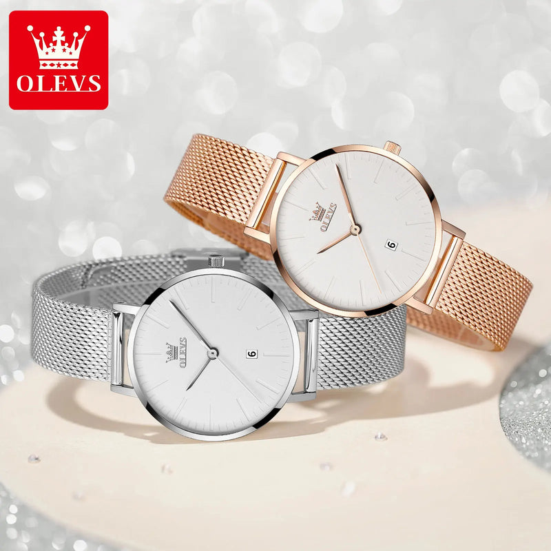 Relógio de Luxo Feminino OLEVS em Ouro Rosé – Elegância e Sofisticação no Seu Pulso
Descubra o charme atemporal do Relógio de Pulso OLEVS, desenhado especialmente para mulheres que valorizam a elegância discreta. Com