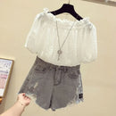 Blusa Feminina em Chiffon – Gola em V, Mangas Bufantes, Rosa Pastel
Eleve o seu visual com esta blusa feminina em chiffon, delicada e elegante. Com gola em V cortada, mangas bufantes e um corte curto e moderno, é a peça i