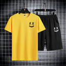 Conjunto Desportivo Masculino em Seda Gelada – Secagem Rápida, Conforto e Estilo Casual

Descubra o conforto e a leveza deste conjunto masculino composto por T-shirt de manga curta e calções. Fabricado em tecido de seda