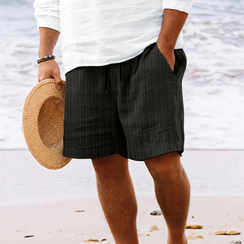 Novidade Verão 2025 – Shorts Masculinos Estilo Havaiano
Descubra o conforto e o estilo para a praia e dias casuais com estes shorts masculinos leves e frescos. Com design havaiano moderno, apresentam cores sólidas e list