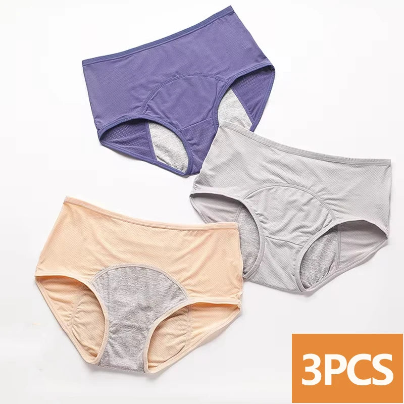 Conjunto de 3 Calcinhas Menstruais Femininas — Proteção Confortável e à Prova de Vazamentos

Descubra o conforto e a segurança com este conjunto de 3 calcinhas menstruais especialmente desenhadas para mulheres. Feitas