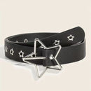 Cinto Estilo Punk com Fivela – Detalhes Estrela e Design Versátil
Adiciona um toque ousado e moderno ao teu look com este cinto decorativo em estilo punk, com fivela metálica resistente e múltiplos furos ajustáveis. O d