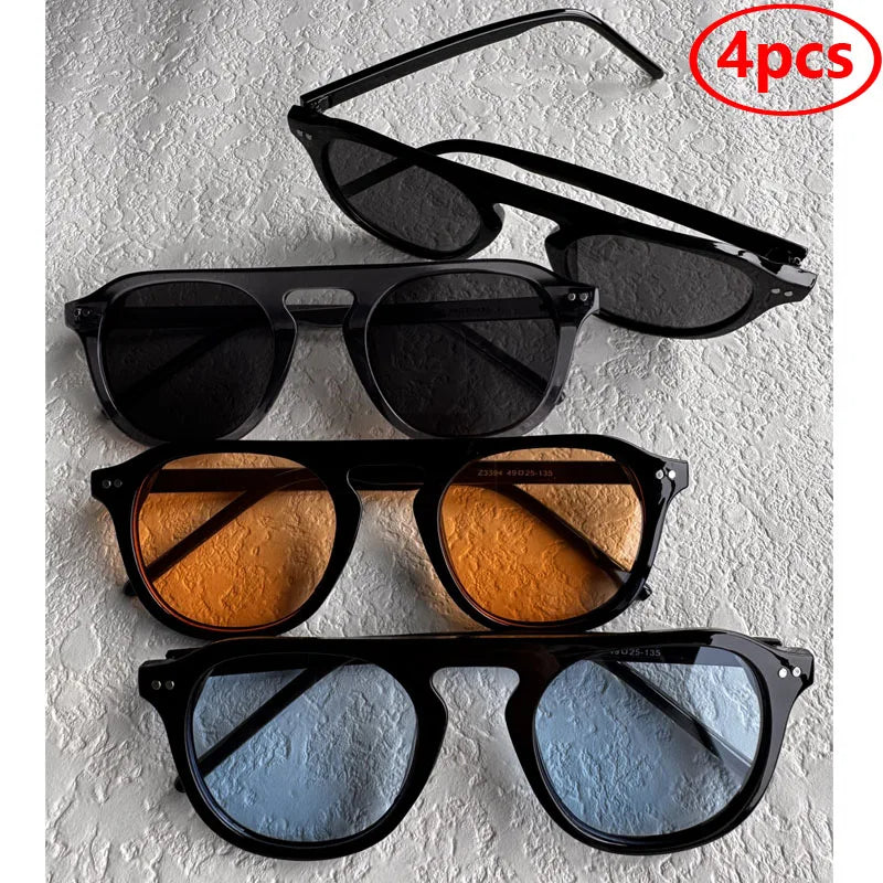Óculos de Sol Ovais Unissexo – Estilo Vintage & Steampunk
Descubra o equilíbrio perfeito entre moda arrojada e atitude rebelde com estes óculos de sol ovais de design vintage. Com um estilo inspirado no steampunk, rebite