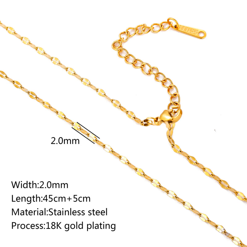 Colar em Aço Inoxidável Dourado 18K – Corrente Ajustável com Design Cruz, Cubana ou Ripple (5 unidades)
Eleve o estilo com este conjunto de colares premium em aço inoxidável, com revestimento PVD em dourado 18K, que ga