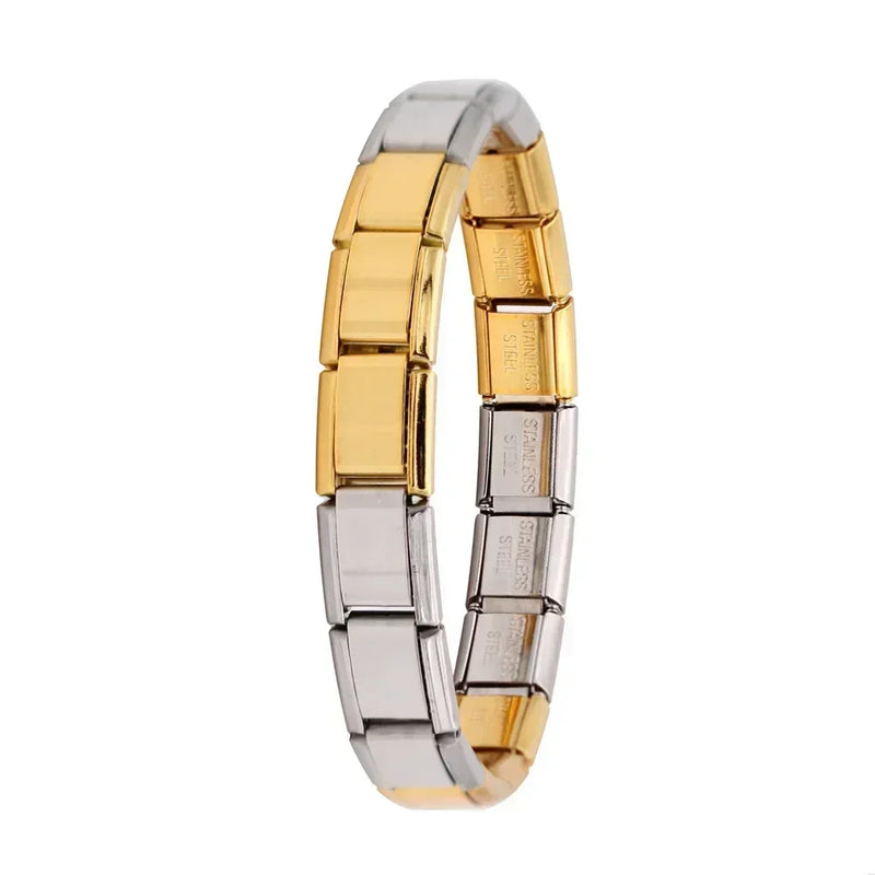 Pulseira Italiana Elástica com Charme – Hapiship
Estilo clássico com um toque moderno

Descubra a elegância atemporal da pulseira de charme italiana Hapiship, com design elástico e acabamento refinado em aço inoxidáve