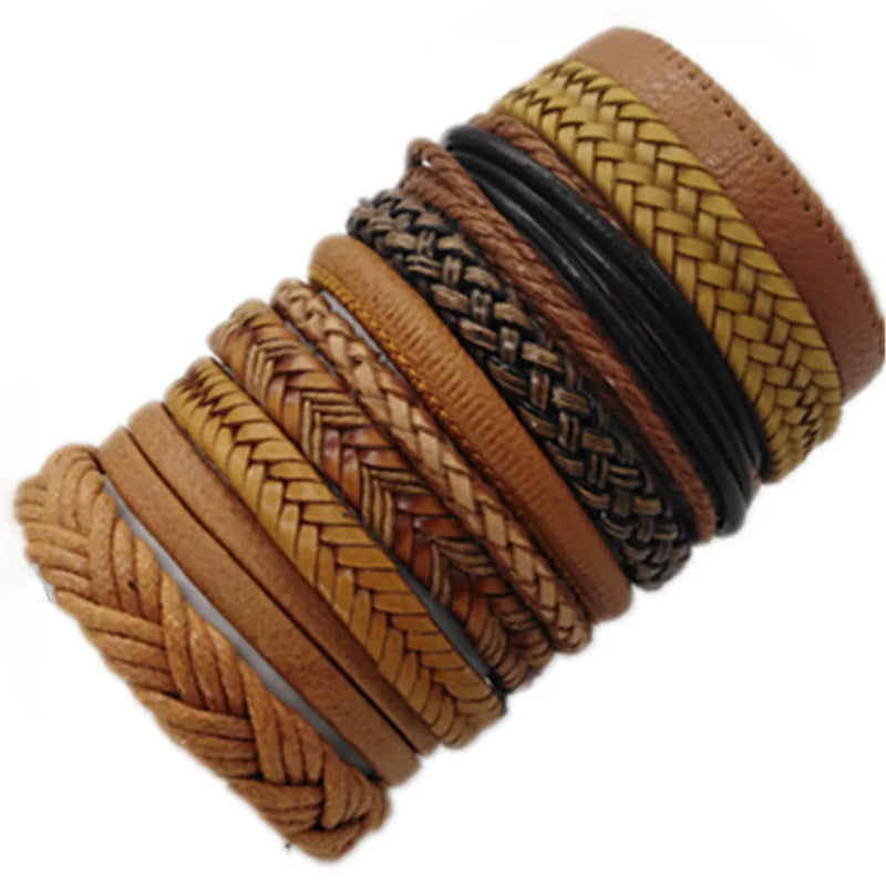 Conjunto de 10 Pulseiras Masculinas em Couro – Estilo Artesanal e Atemporal
Descubra o equilíbrio perfeito entre estilo e autenticidade com este conjunto de 10 pulseiras masculinas em couro entrançado.
Feitas à mão com