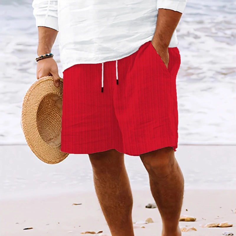 Novidade Verão 2025 – Shorts Masculinos Estilo Havaiano
Descubra o conforto e o estilo para a praia e dias casuais com estes shorts masculinos leves e frescos. Com design havaiano moderno, apresentam cores sólidas e list