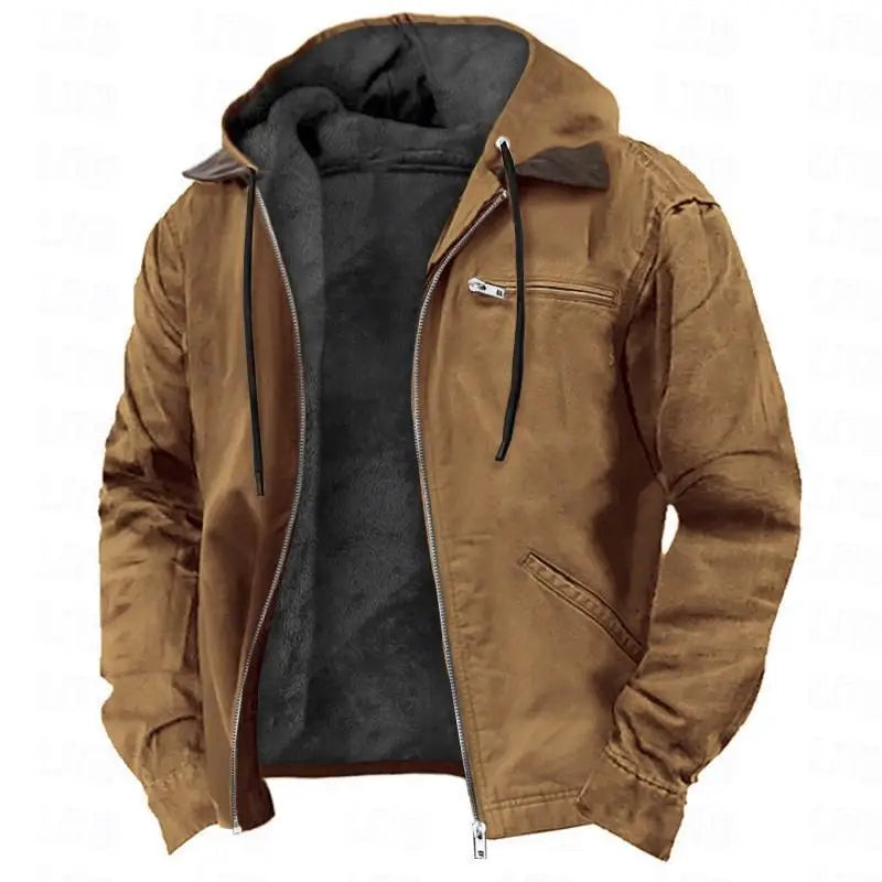 Casaco de Moletom Masculino com Capuz – Outono/Inverno | Algodão Premium com Veludo Interior
Este casaco é a escolha ideal para os dias frios de outono e inverno. Fabricado em algodão macio com interior em veludo, oferec