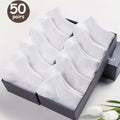 Kit com 10/20/30/40/50 Pares de Meias Masculinas de Cano Baixo – Ultra Respiráveis, Antitranspirantes e Ideais para o Verão
Descubra o conforto absoluto com estas meias de cano baixo, perfeitas para o dia a dia, treino ou