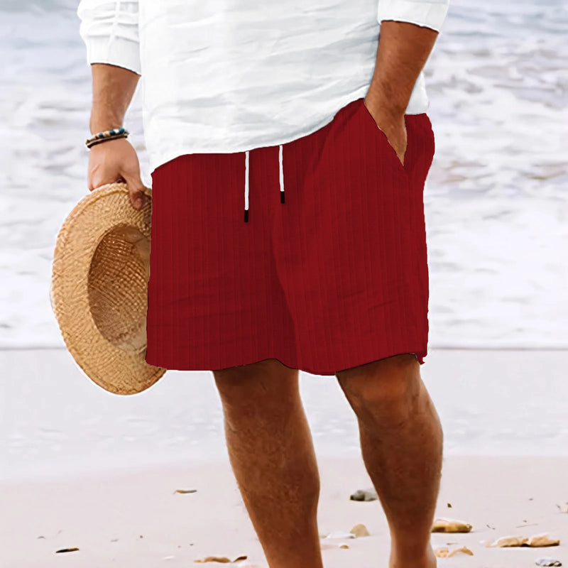 Novidade Verão 2025 – Shorts Masculinos Estilo Havaiano
Descubra o conforto e o estilo para a praia e dias casuais com estes shorts masculinos leves e frescos. Com design havaiano moderno, apresentam cores sólidas e list