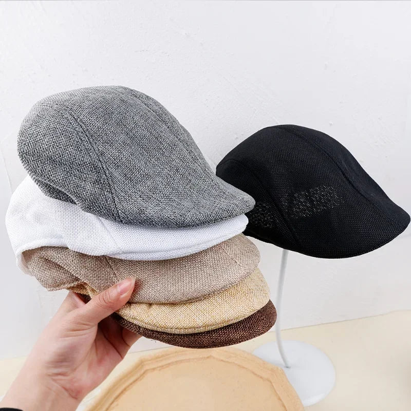 Boina Masculina Estilo Britânico – Primavera/Verão
Um clássico que nunca sai de moda! Esta boina masculina em estilo britânico retro é perfeita para os dias mais quentes da primavera e verão.