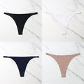 Pack com 4 Calcinhas Sexy em Seda Gelada – Estilo Tanga sem Costuras
Sinta o conforto e a sensualidade todos os dias com este conjunto de 4 calcinhas ultra suaves. Feitas em seda gelada de alta qualidade, estas tangas ofer