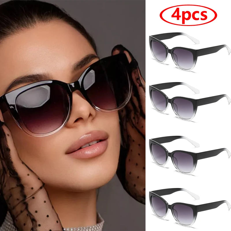 Óculos de Sol Estilo Gatinho Retrô – Design Elegante e Proteção UV400
Destaque-se com este modelo de óculos de sol com armação gatinho retrô, ideal para mulheres modernas e com atitude. Com lentes em gradiente, pern