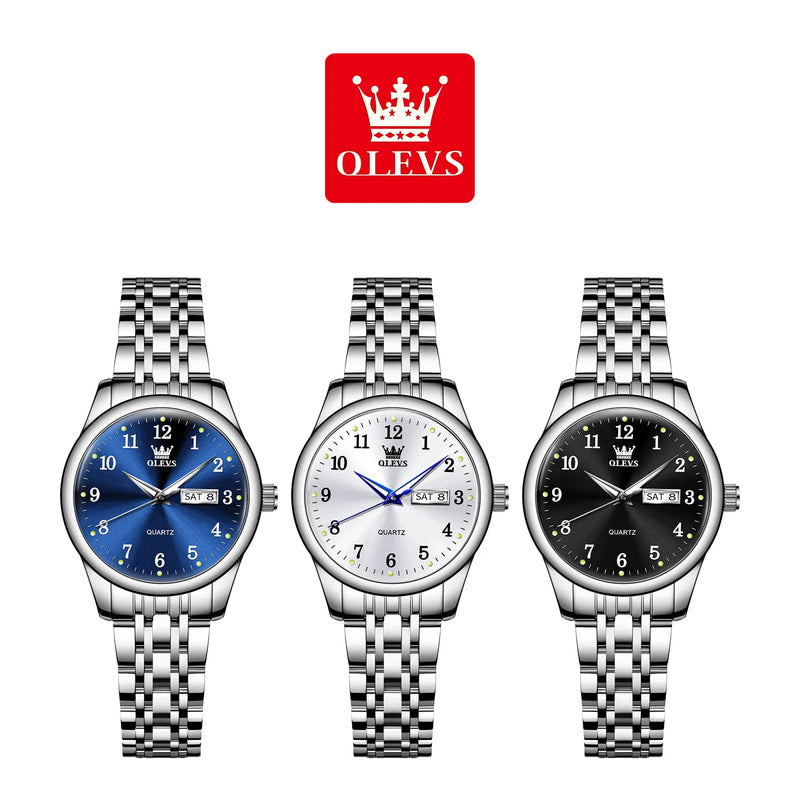 Relógio Feminino OLEVS – Luxo, Elegância e Tendência num Só Acessório
Descubra o Relógio de Quartzo OLEVS para Mulheres, um modelo sofisticado que combina design elegante com durabilidade em aço inoxidável. Ideal pa