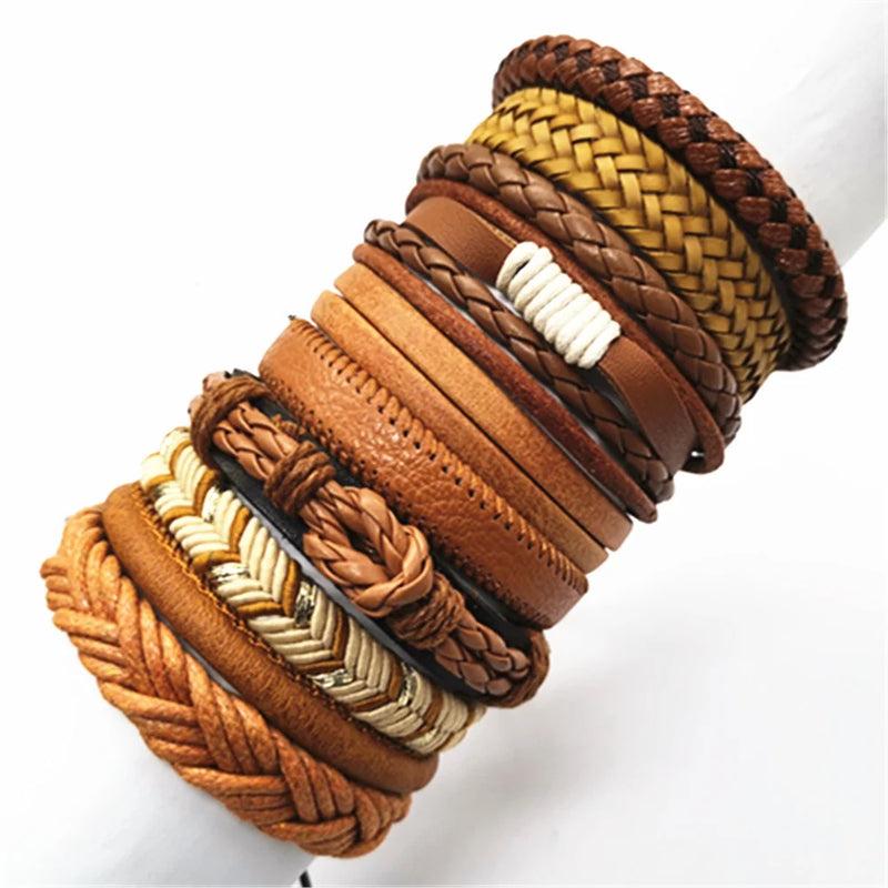 Conjunto de 10 Pulseiras Masculinas em Couro – Estilo Artesanal e Atemporal
Descubra o equilíbrio perfeito entre estilo e autenticidade com este conjunto de 10 pulseiras masculinas em couro entrançado.
Feitas à mão com