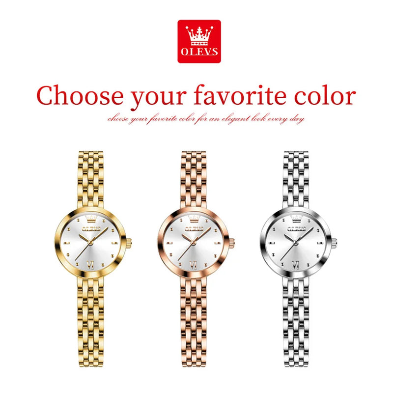 Relógio Feminino de Luxo OLEVS – Elegância e Sofisticação em Cada Detalhe
Descubra o charme intemporal dos relógios de luxo OLEVS. Com um design dourado elegante, este relógio feminino combina moda e minimalismo, send