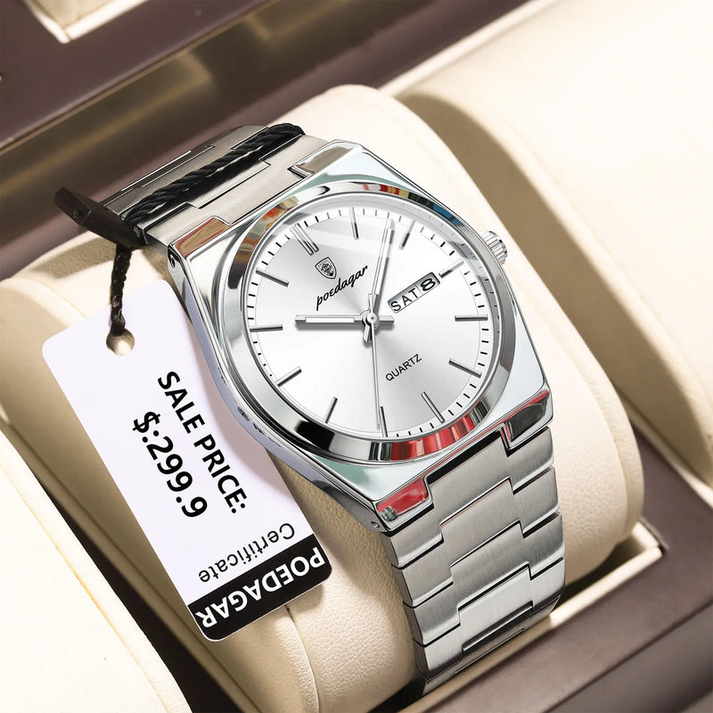 Relógio Masculino de Luxo POEDAGAR – Elegância, Durabilidade e Estilo em Cada Detalhe
Descubra o equilíbrio perfeito entre sofisticação e funcionalidade com o relógio POEDAGAR para homem. Com design moderno e robusto,