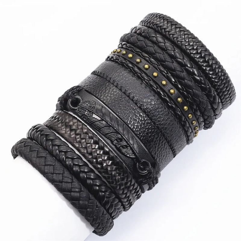Conjunto de 10 Pulseiras Masculinas em Couro – Estilo Artesanal e Atemporal
Descubra o equilíbrio perfeito entre estilo e autenticidade com este conjunto de 10 pulseiras masculinas em couro entrançado.
Feitas à mão com