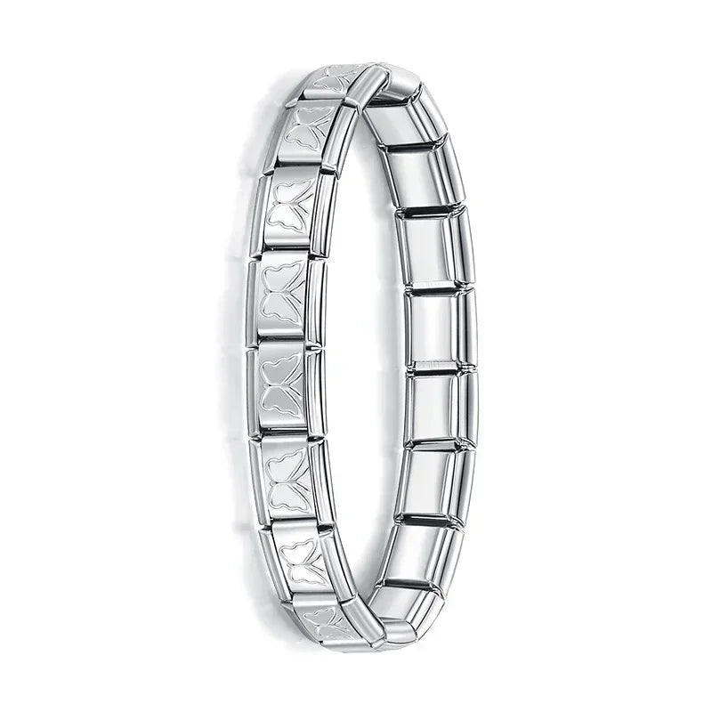 Pulseira Italiana Elástica com Charme – Hapiship
Estilo clássico com um toque moderno

Descubra a elegância atemporal da pulseira de charme italiana Hapiship, com design elástico e acabamento refinado em aço inoxidáve