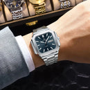 Relógio Masculino POEDAGAR Luxury Square
Elegância, Precisão e Estilo numa Só Peça

Descubra o equilíbrio perfeito entre sofisticação e funcionalidade com o relógio de pulso POEDAGAR Luxury Square. Com design moderno